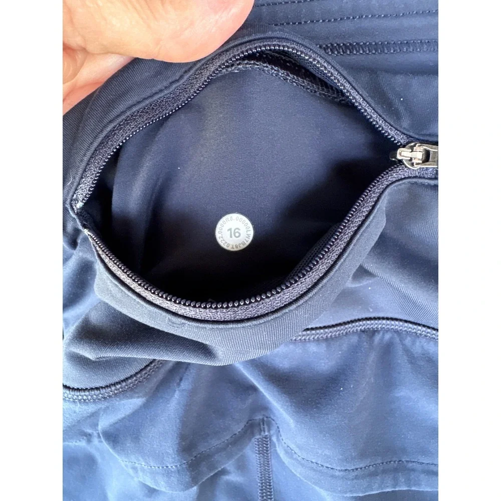 Lululemon Speed Up Low-Rise Lined Short 2.5 Navy Blue Size 16 W7BJ8T